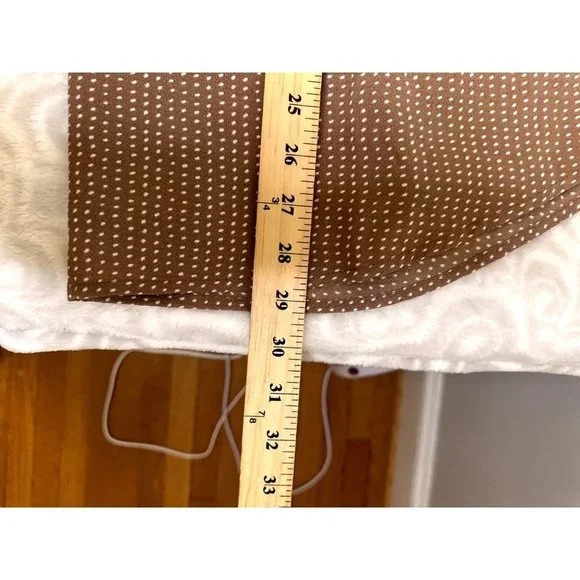 $78 NWT Adrianna Papell Plus Size 1x Brown Cream Polka Dot Short Sleeve Blouse - Picture 14 of 14